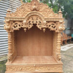 Maha Hand Carved Indian Wooden Temple / Mandir