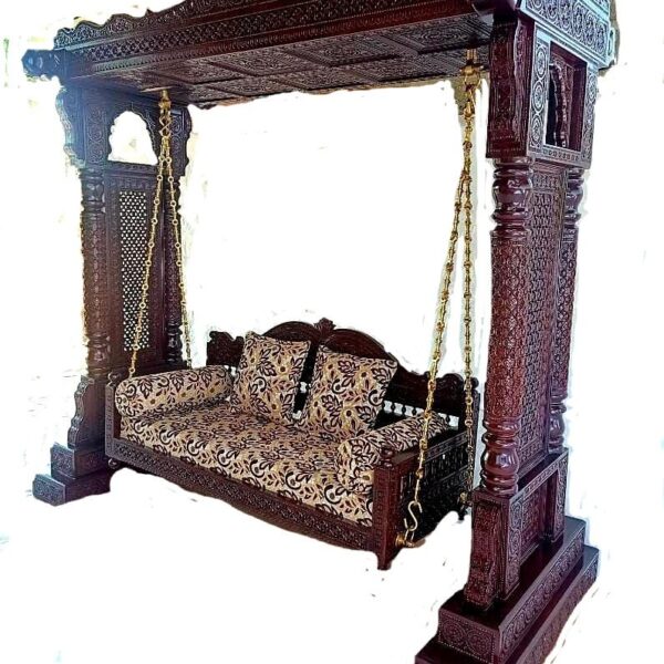 Duyan Hand Carved Indian Elephant Swing