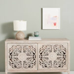 Lombok hand carved Wooden Sideboard Buffet Table.