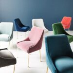 Velvet Elowen Dining Chair without Arm Rest