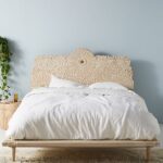 Bohemian Style Hand carved Indian Wooden Floral Platform Bed