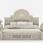Omaha Solid Wooden Bed Frame with Storage Drawers Bed Or 3pc set