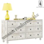 KHALIFA Hand carved 6 Drawer Dresser