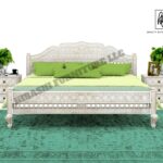 KHALIFA Hand carved Indian Bed Queen/King