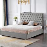 HF1910 Upholstered Bed Frame