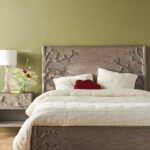 Hand Carved Ornithology Bed / Bedside