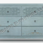 Tallaq Hand Carved Solid Mango Wood Dresser