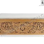 TARLAC Hand carved Storage Bench