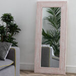 Bali Mirror Pink Ornament Mirror