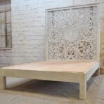 Victorian Hand Carved Wooden Kerri Bed Frame King/ Queen