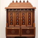 Ashrama Indian Hand Carved Pooja Mandir/Temple