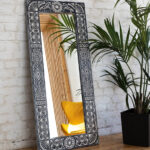 Ladoga Black Boho Mirror