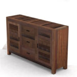 Nirvana Chocolate Timber Sideboard M-140-30-80 - Image 5