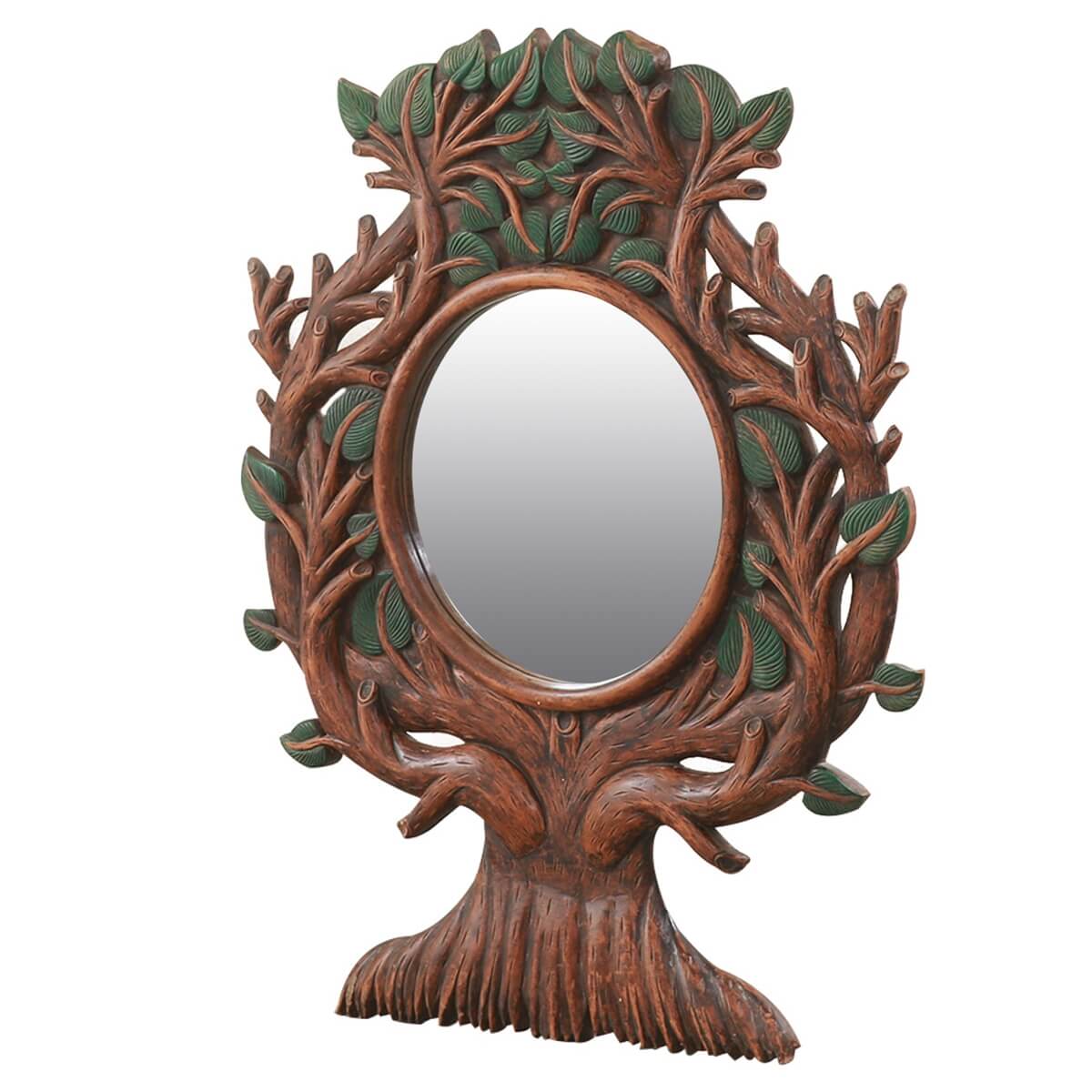 Hoora Solid Wood Handmade Decorative Mirror Frame - Image 2