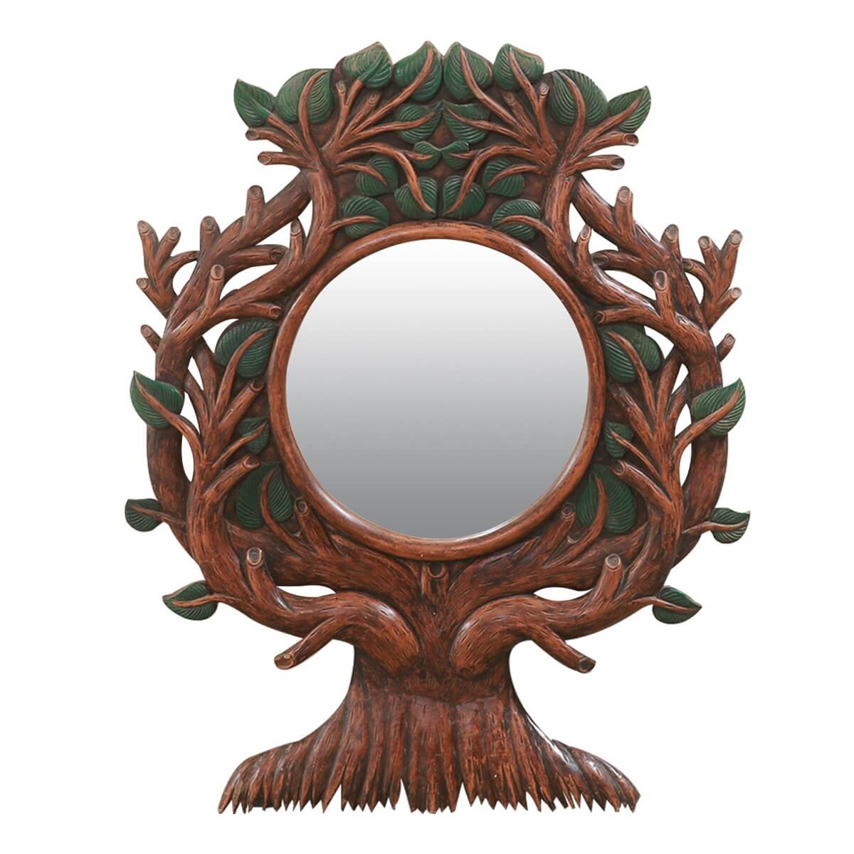 Hoora Solid Wood Handmade Decorative Mirror Frame - Image 3
