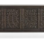 Seef Hand Carved Media Console