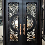Pride Kopa Iron Glass entry Double Door