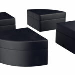 Set of Four Polar Ottomans