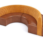 The Miami Modular Lounge Double Sided Curved Restaurant Seating Booth
