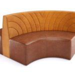 The Miami Modular Lounge Double Sided Curved (Quarter Circle) Restaurant Seating Booth