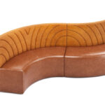 The Miami Modular Lounge Double Sided Curved Restaurant Seating Booth