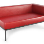 Illia Modular Lounge Fully-Welded Gunmetal Frame Right Side Bench