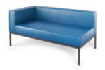 Illia Modular Lounge Fully-Welded Gunmetal Frame Left Side Bench - Image 5