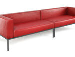 Illia Modular Lounge Fully-Welded Gunmetal Frame Long Sofa