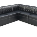 The Venice Diamond-Tufted Modular Lounge Seating Arrangement G1 with Straight Arms