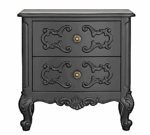 Regal Hand-Carved Solid Wooden Platform Bed Frame - Image 14