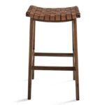 Aeterna Solid Wood Recamier Bar/Counter stool – handcrafted solid wood furniture