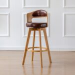 Amway Swivel Bar Stools for Pub / Home – handcrafted solid wood furniture