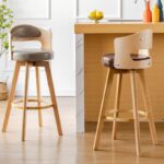 Amway Swivel Bar Stools for Pub / Home – handcrafted solid wood furniture