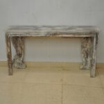 Antique Hand Carved Hall Table – handcrafted solid wood furniture