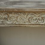 Antique Hand Carved Hall Table – handcrafted solid wood furniture