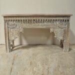 Antique Hand Carved Hall Table – handcrafted solid wood furniture