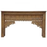 Antique Hand Carved Hall Table – handcrafted solid wood furniture