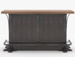 Arlington Solid Wooden One Drawer Bar Table Indoor / Outdoor – handcrafted solid wood furniture