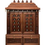Astha Hand Carved Indian Solid Wood Indoor Temple / Mandir – handcrafted solid wood furniture