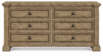 Castilla Forgea Rustic Gothic Solid Wood Dresser - Image 4
