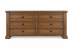 Castilla Forgea Rustic Gothic Solid Wood Dresser - Image 3