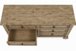 Castilla Forgea Rustic Gothic Solid Wood Dresser - Image 18