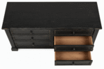Castilla Forgea Rustic Gothic Solid Wood Dresser - Image 12