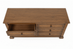 Castilla Forgea Rustic Gothic Solid Wood Dresser - Image 15